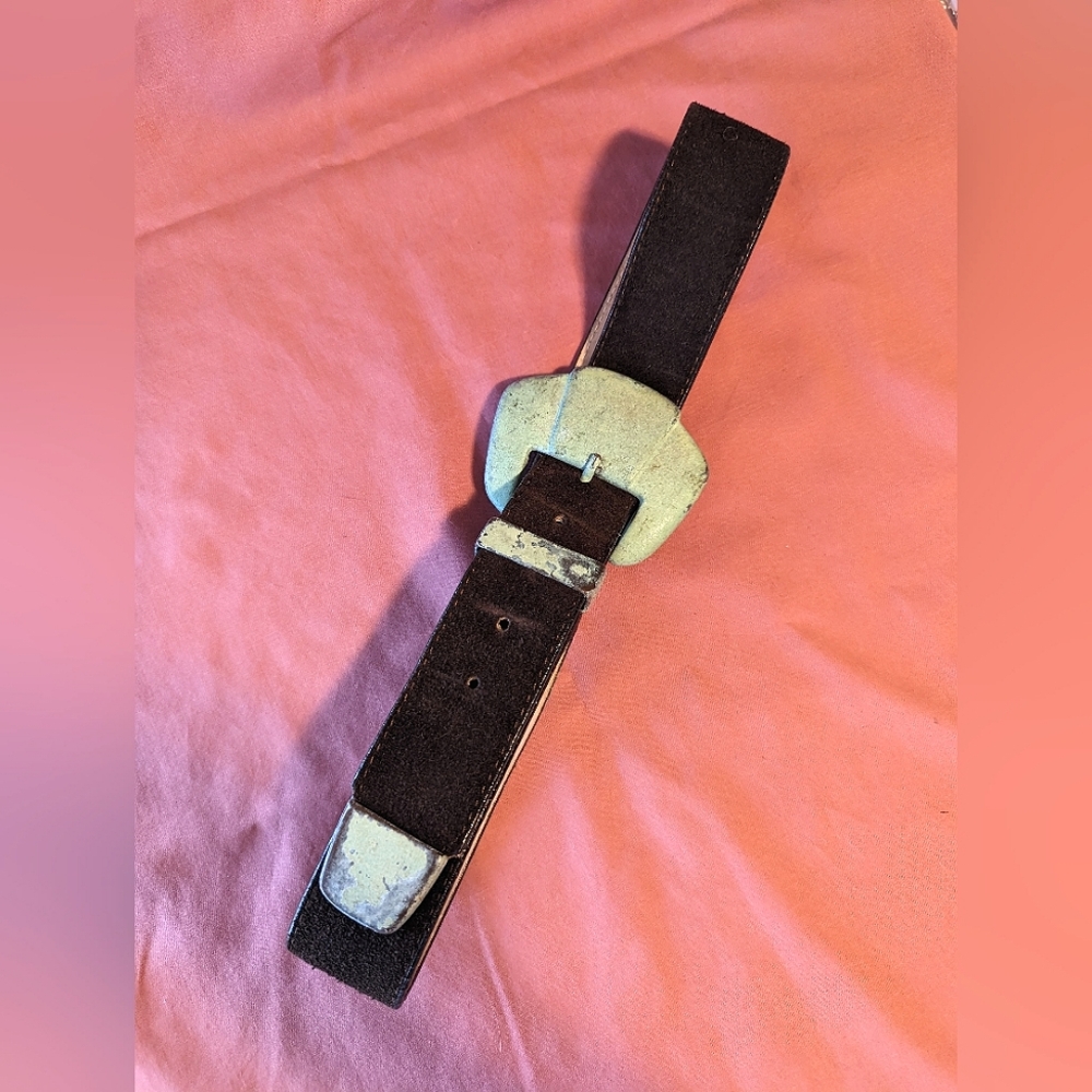 Jenny & The Boys Leather, suede belt